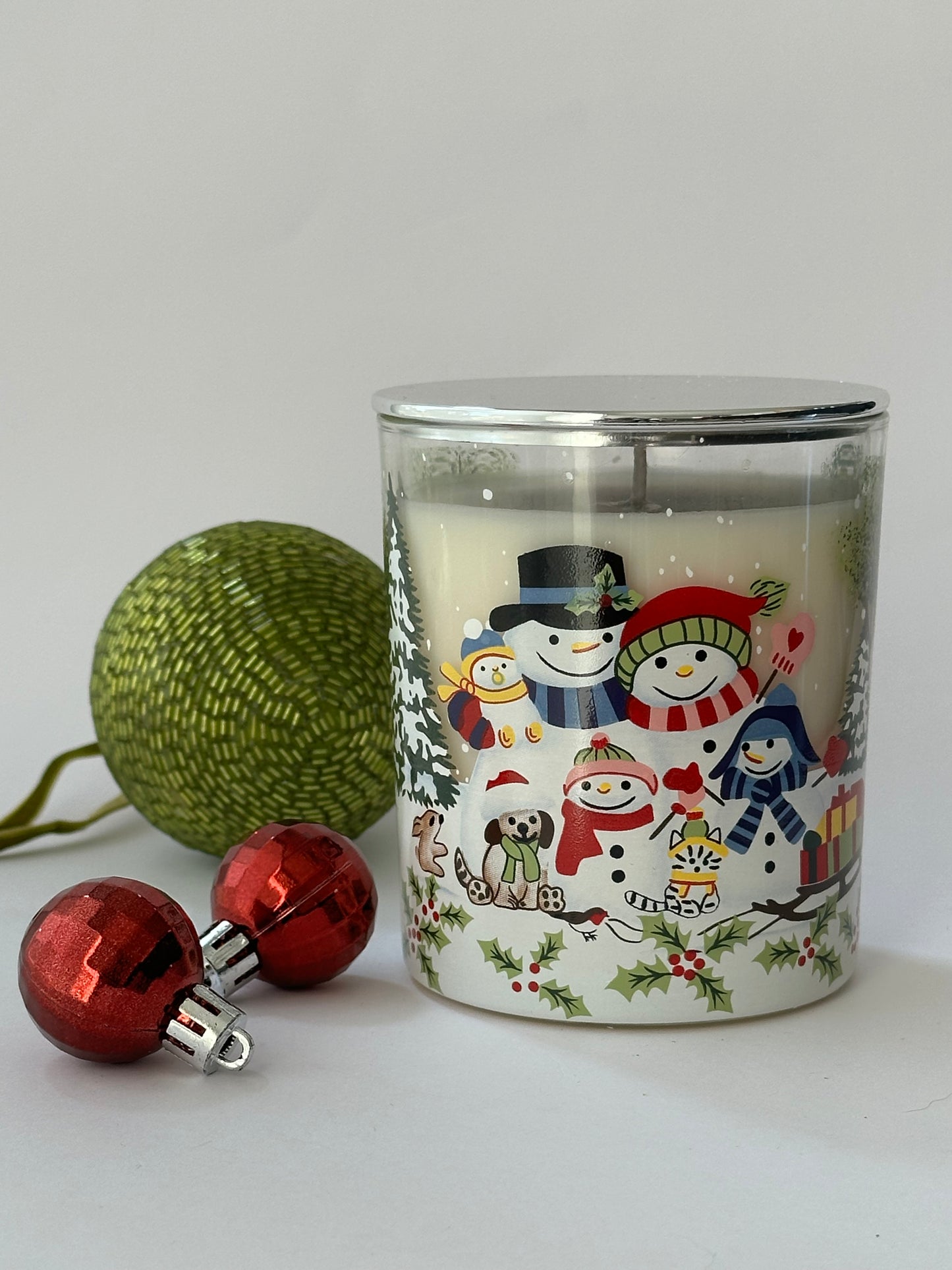 Snowman Family Fun Soy Candle 300g