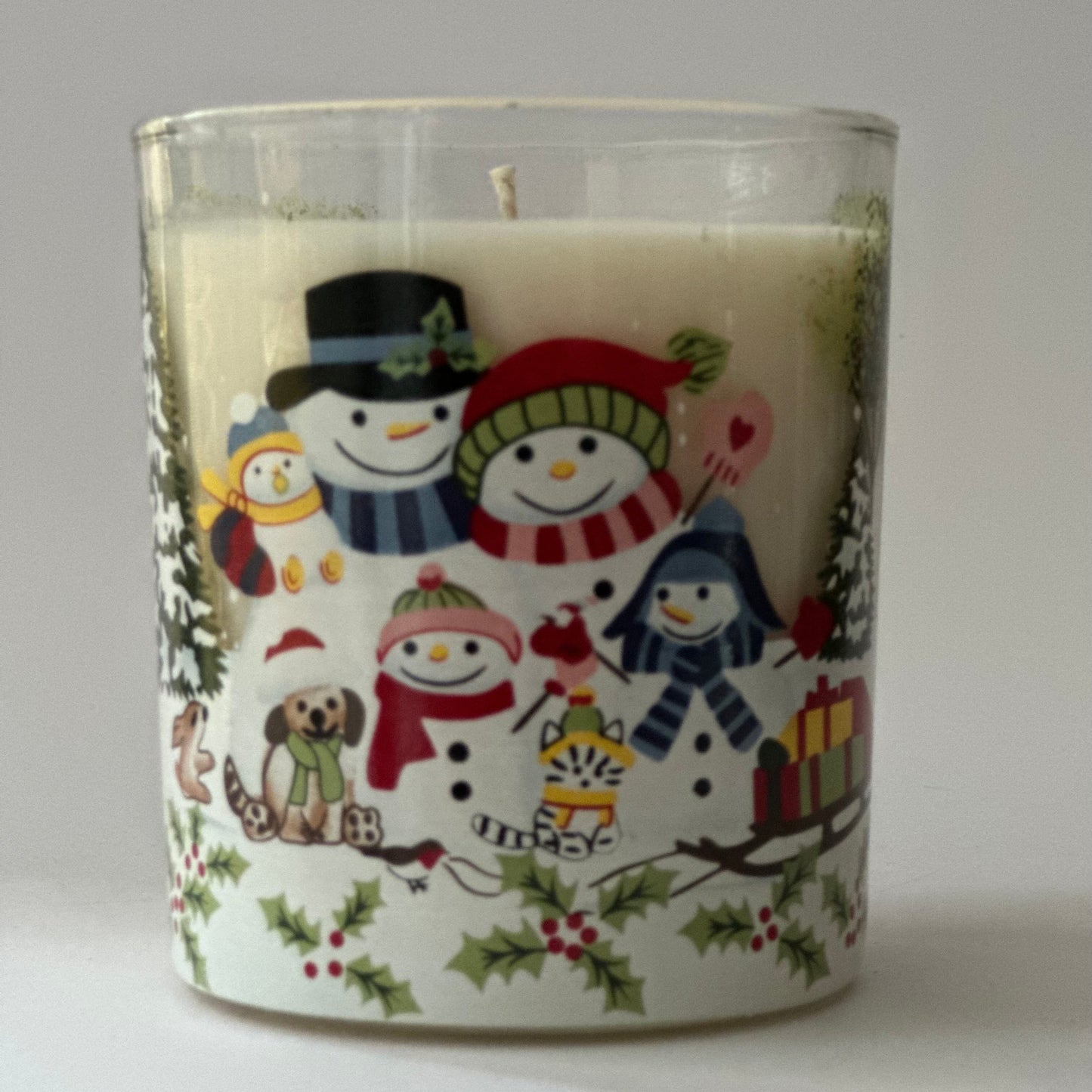 Snowman Family Fun Soy Candle 300g