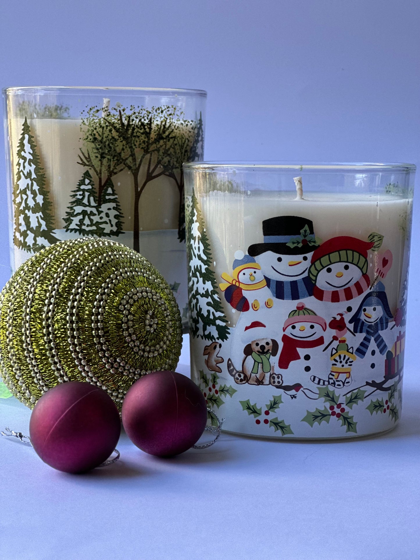 Snowman Family Fun Soy Candle 300g